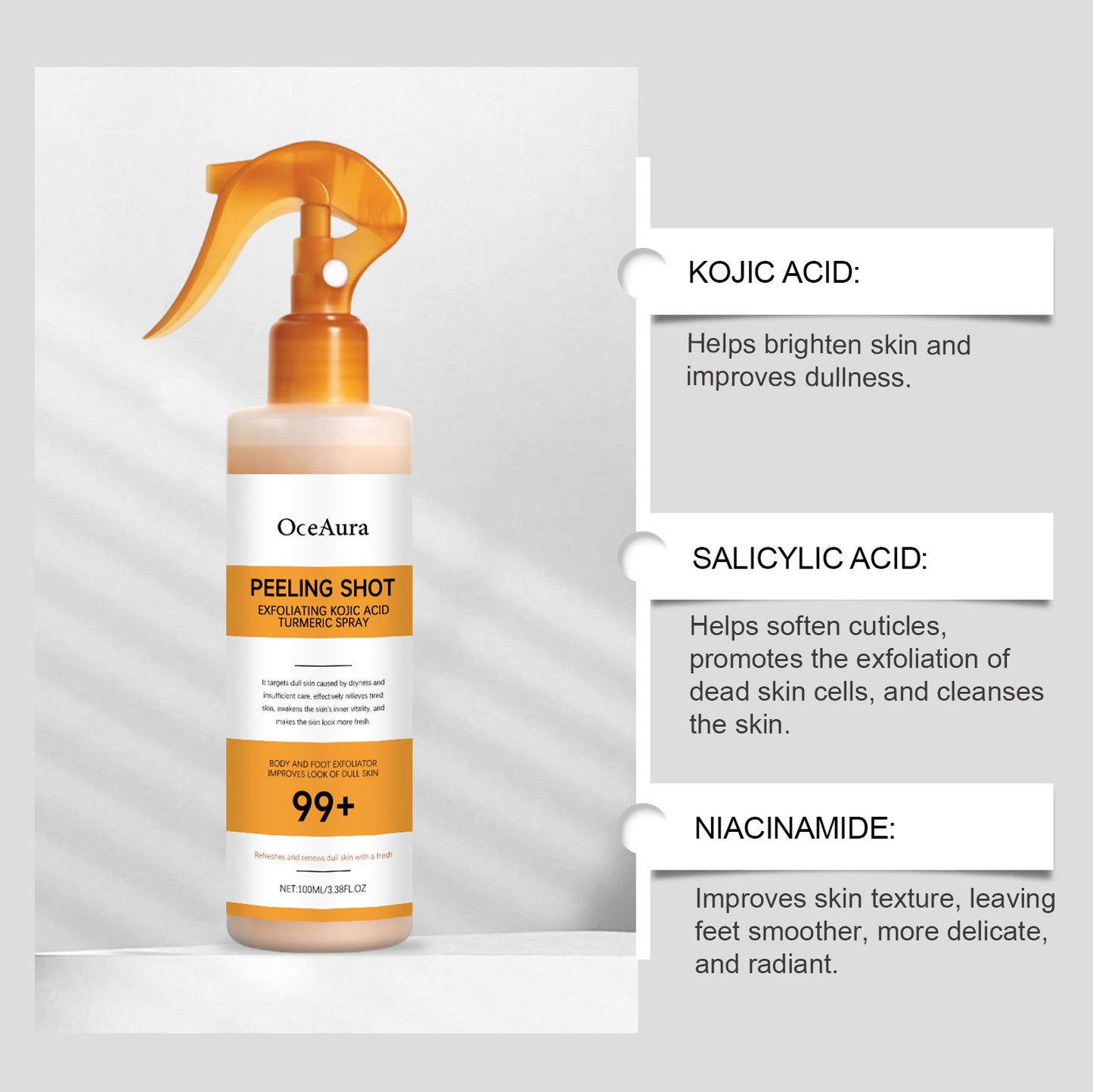 Kojic Acid Turmeric Spray