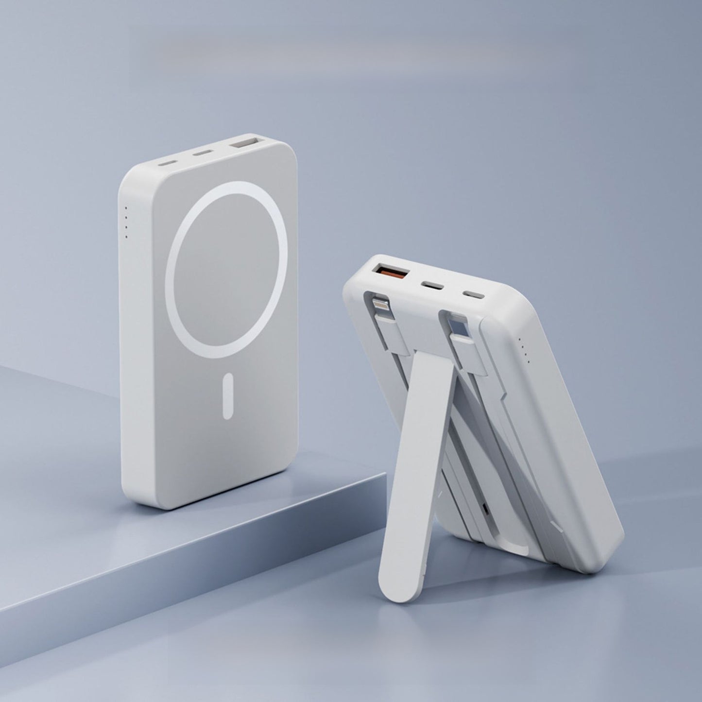 Magnetic Power Bank with Wireless Charging