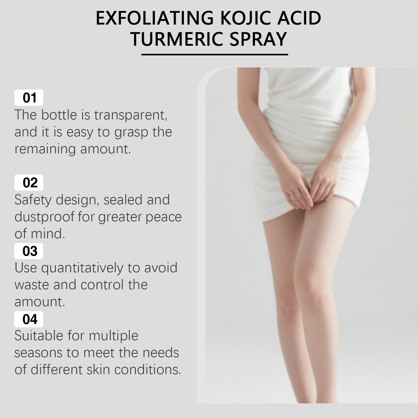 Kojic Acid Turmeric Spray