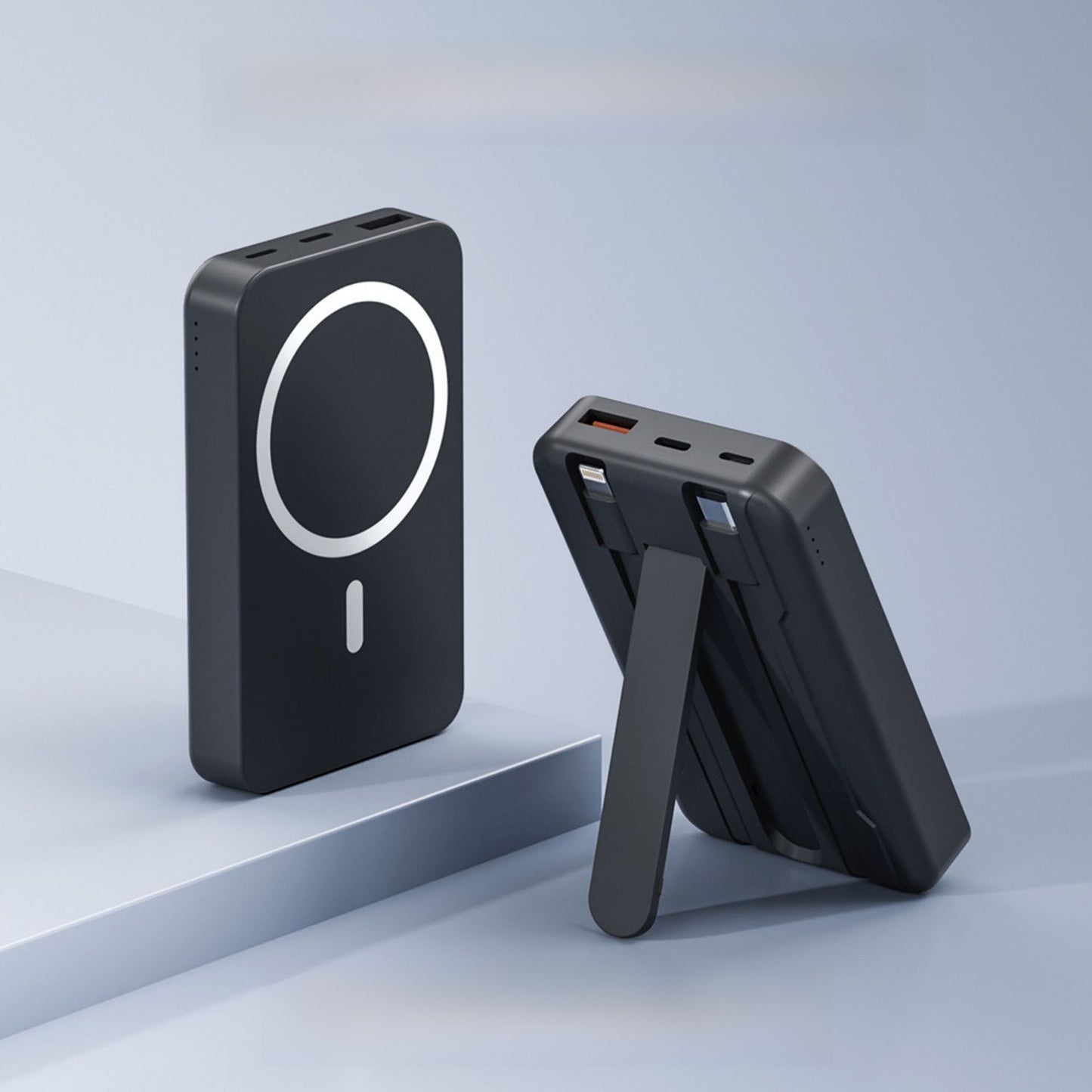 Magnetic Power Bank with Wireless Charging