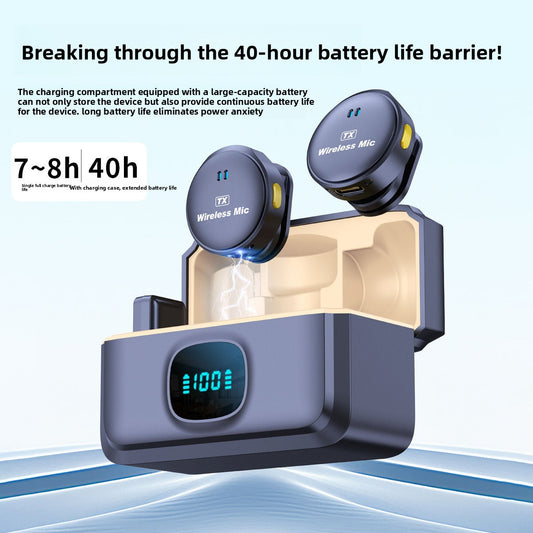 Clip-on 2-in-1 Wireless Microphone