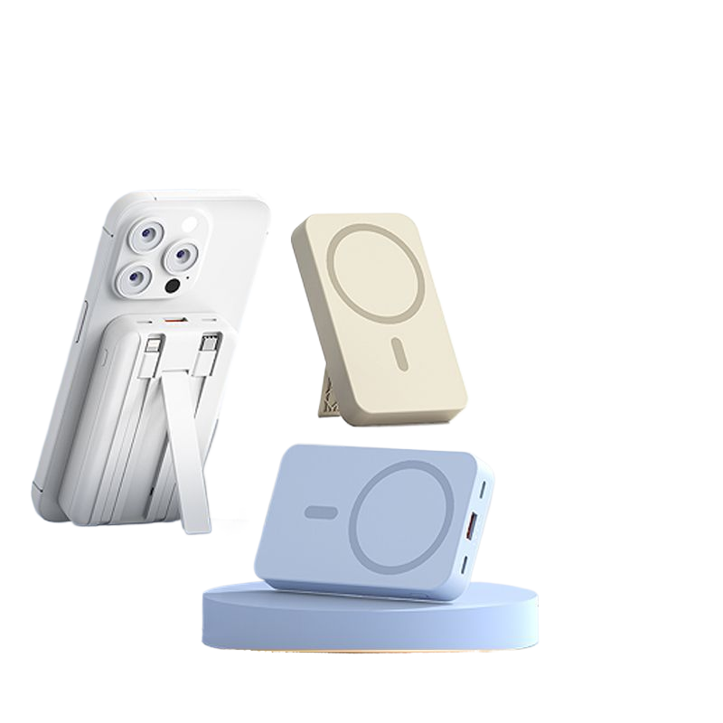 Magnetic Power Bank with Wireless Charging